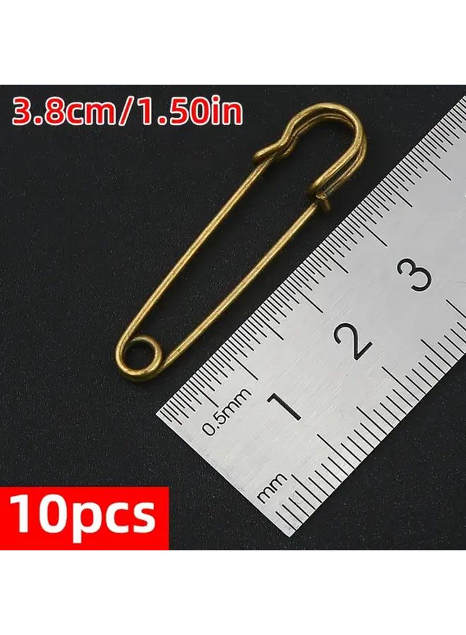 Heavy Duty 2 24 Inch Safety Pins 10pcs For Clothes Leather Blankets Crafts - Image 3